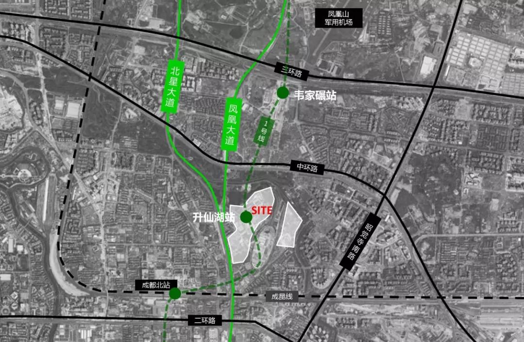 成都升仙湖站 TOD 一体化设计 | 打造公园城市新名片-3