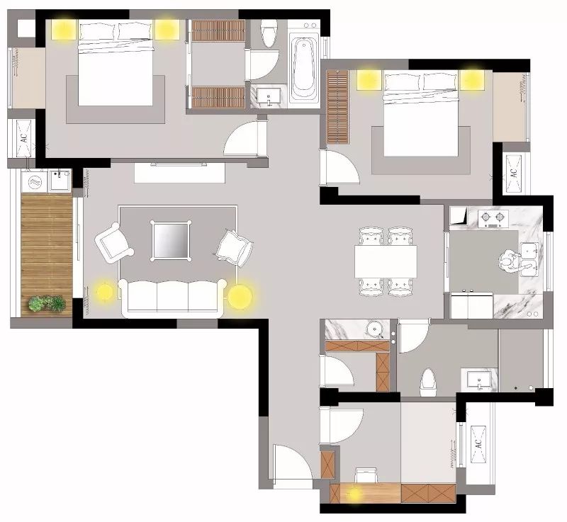 三伏2018新作┃131㎡新北欧演绎，家里一旦精致起来真的很可怕-28