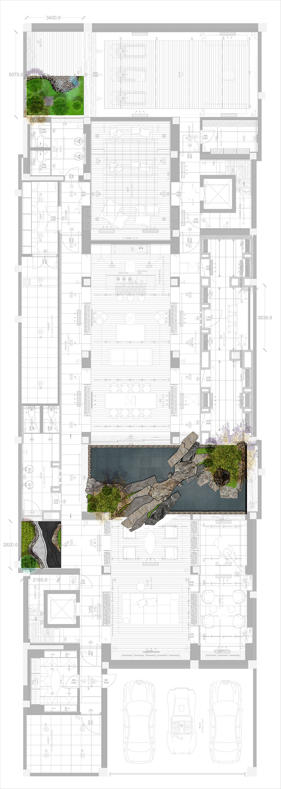 上海桃花源私庭营造丨中国上海丨墨刻丨無言斋造园-108
