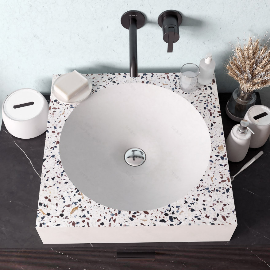 Concrete washbasin Jonny(乔尼混凝土洗手盆)-10