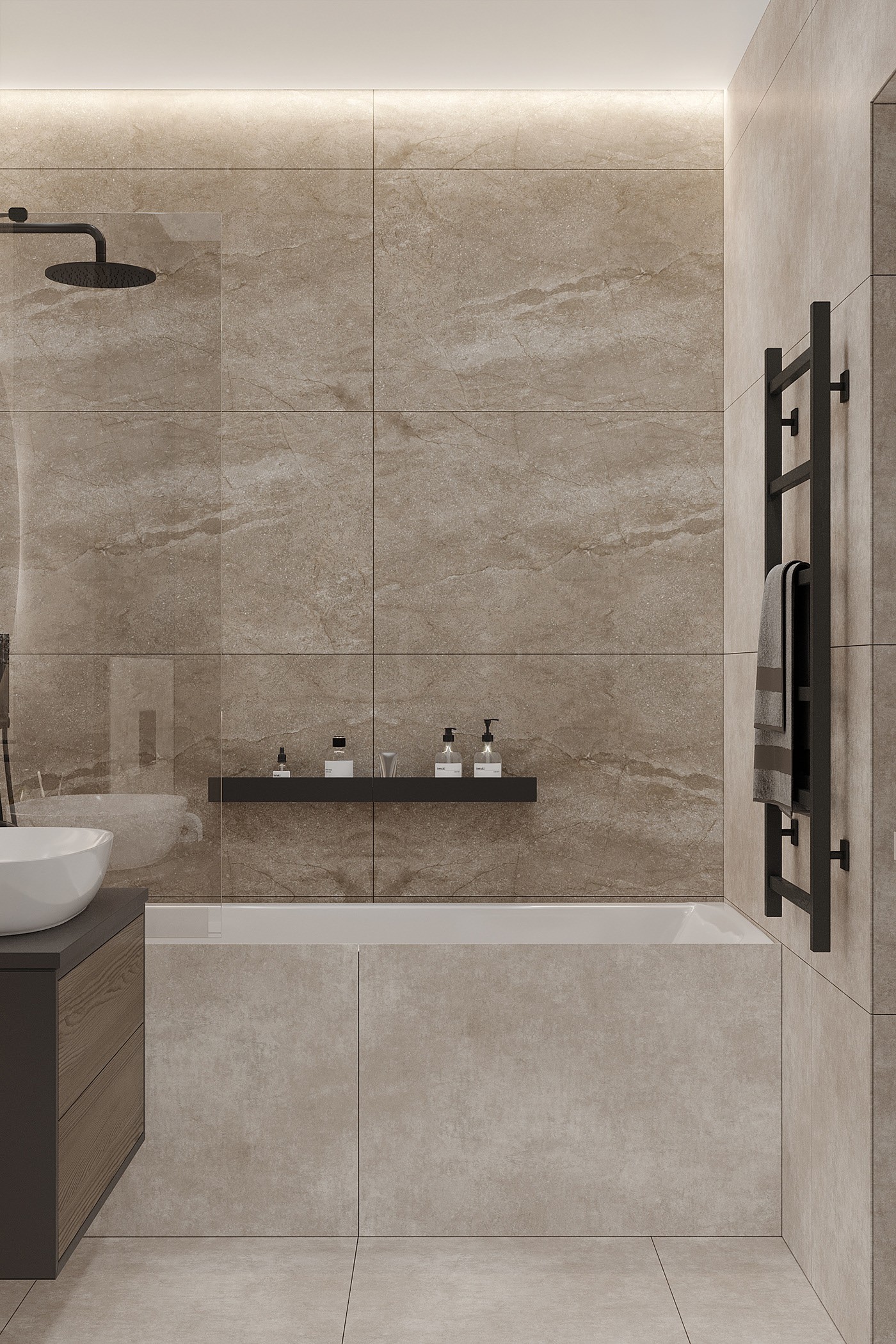 87㎡简约风住宅设计 超细腻的质感！-27