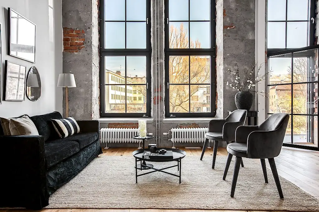 瑞典工业风河景 Loft，低调奢华尽收眼底-4