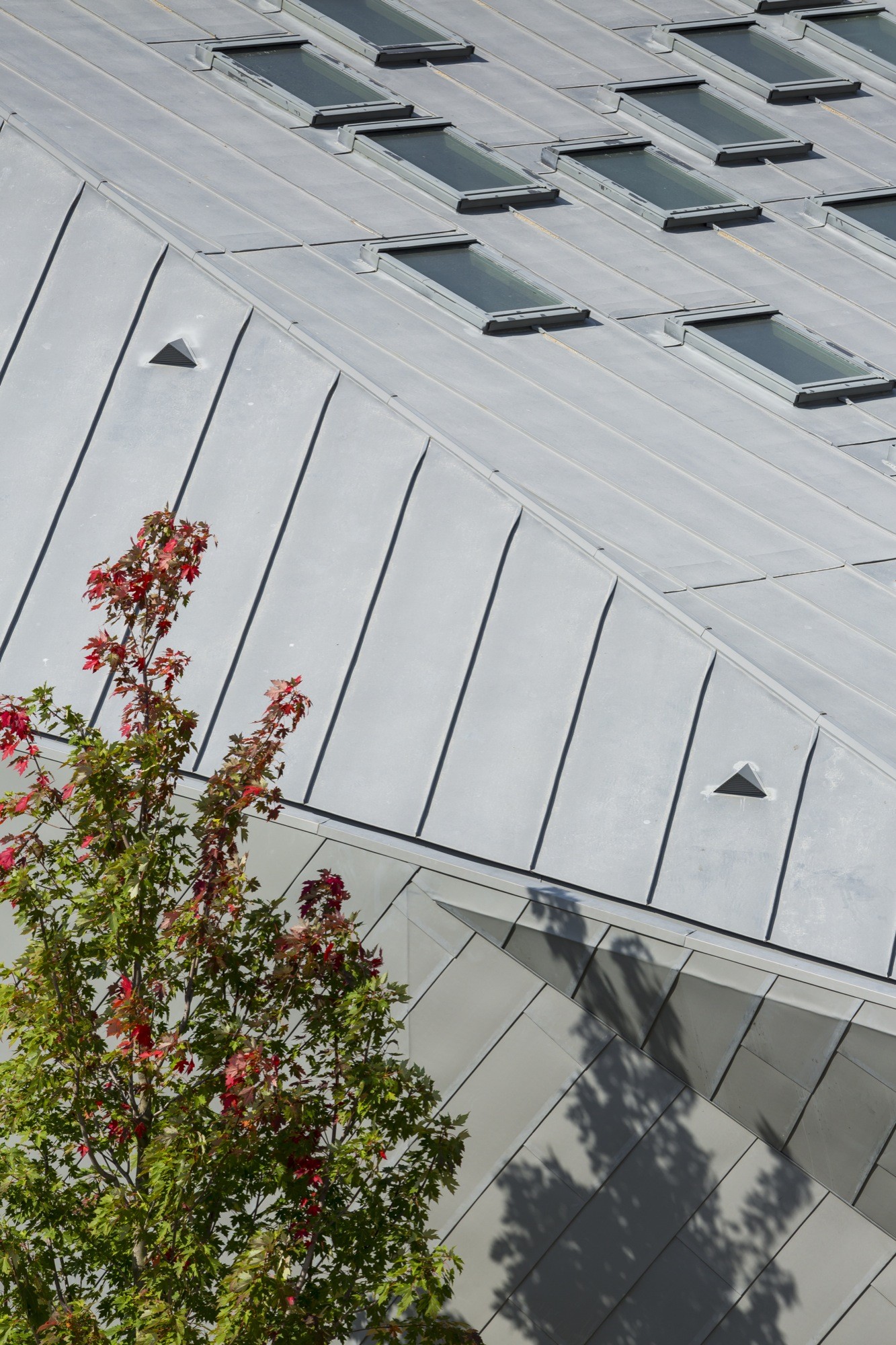 折叠 zinc 外壳中的宁静圣所——法国 Ensemble Pastoral Catholique 教堂设计-35