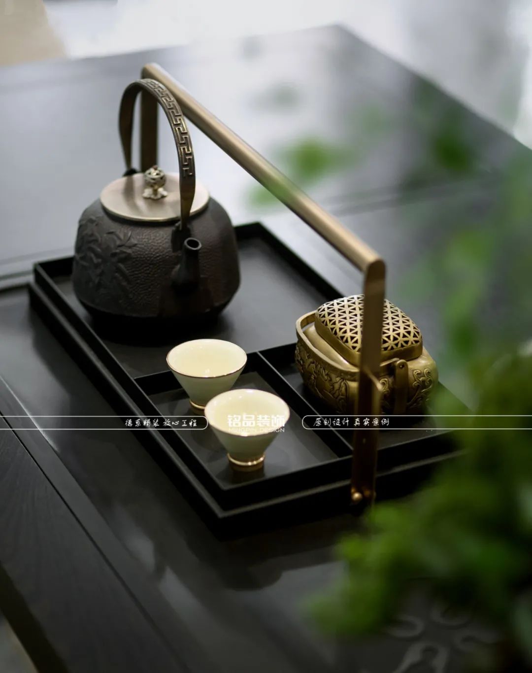 植物爱好者的天然氧吧 · 杭州 400㎡四层排屋新中式设计丨中国杭州丨铭品装饰-36