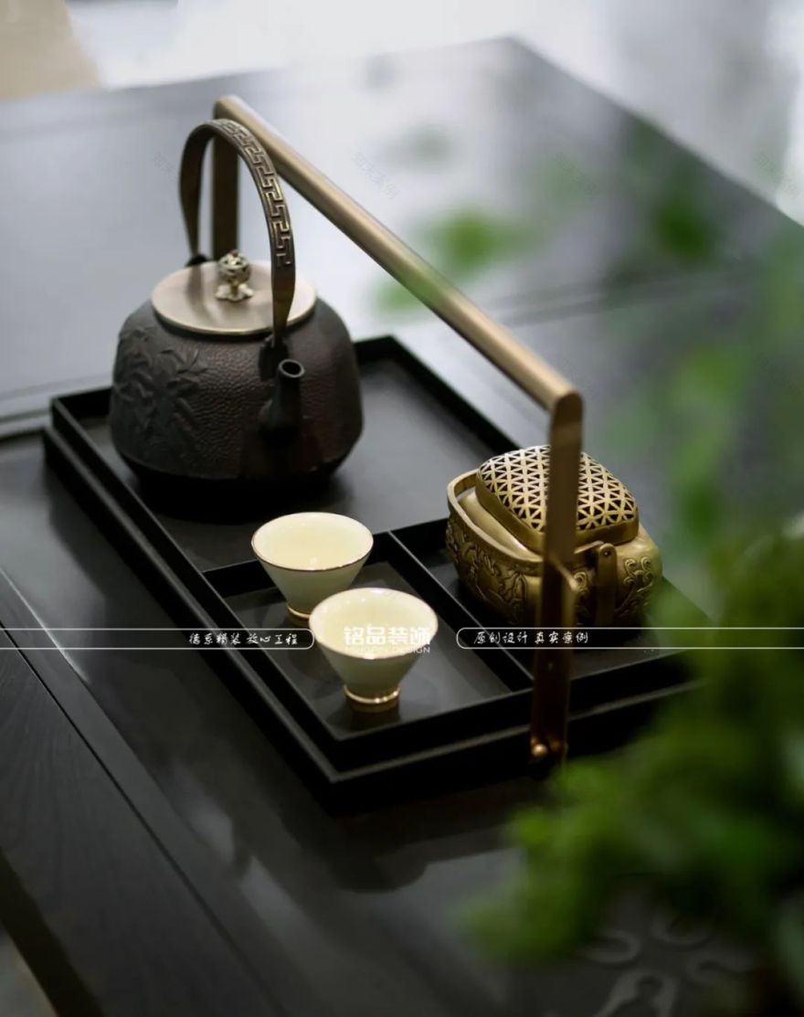 植物爱好者的天然氧吧 · 杭州 400㎡四层排屋新中式设计丨中国杭州丨铭品装饰-36