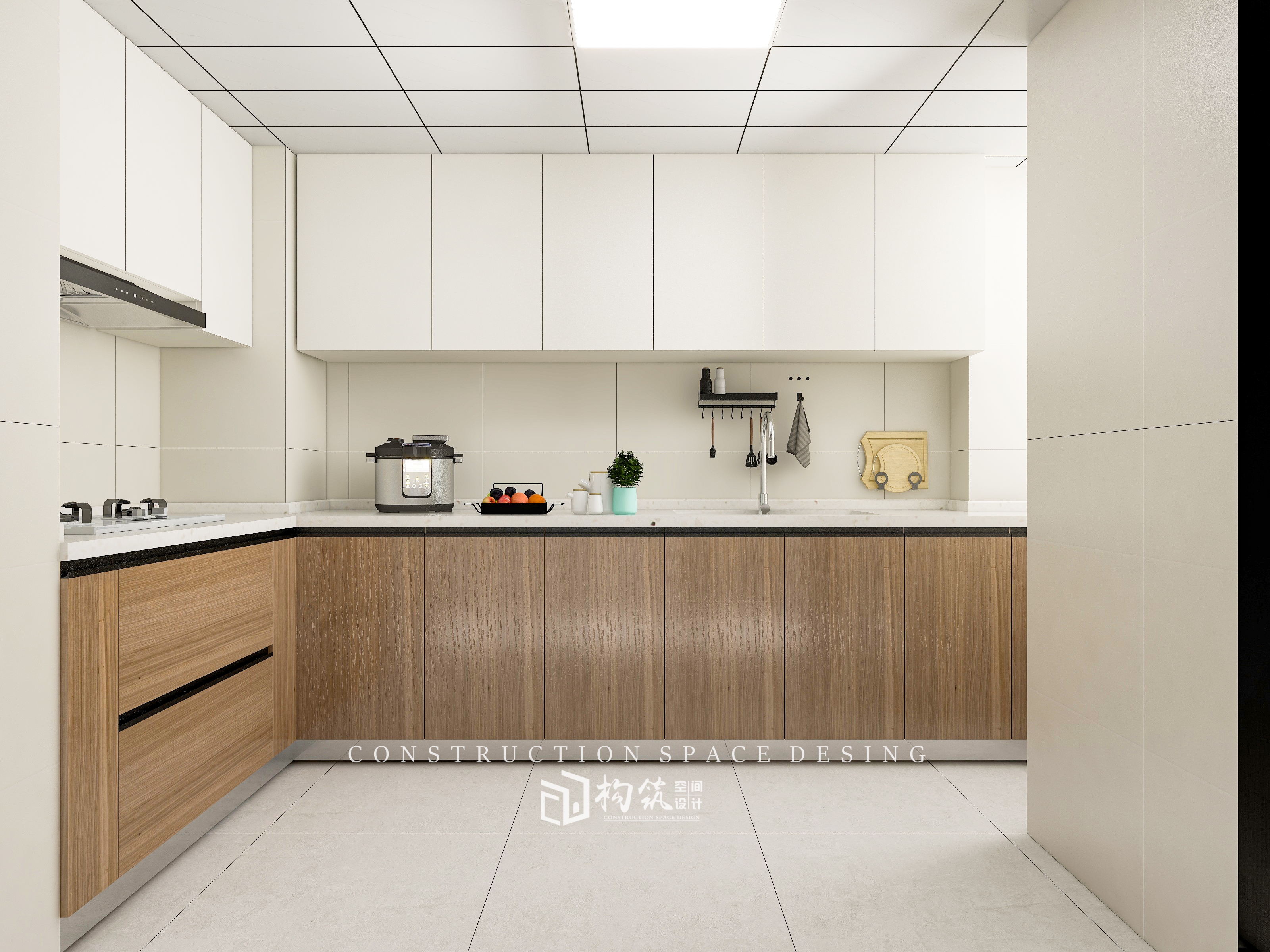 东方帝景奶油风室内设计-22