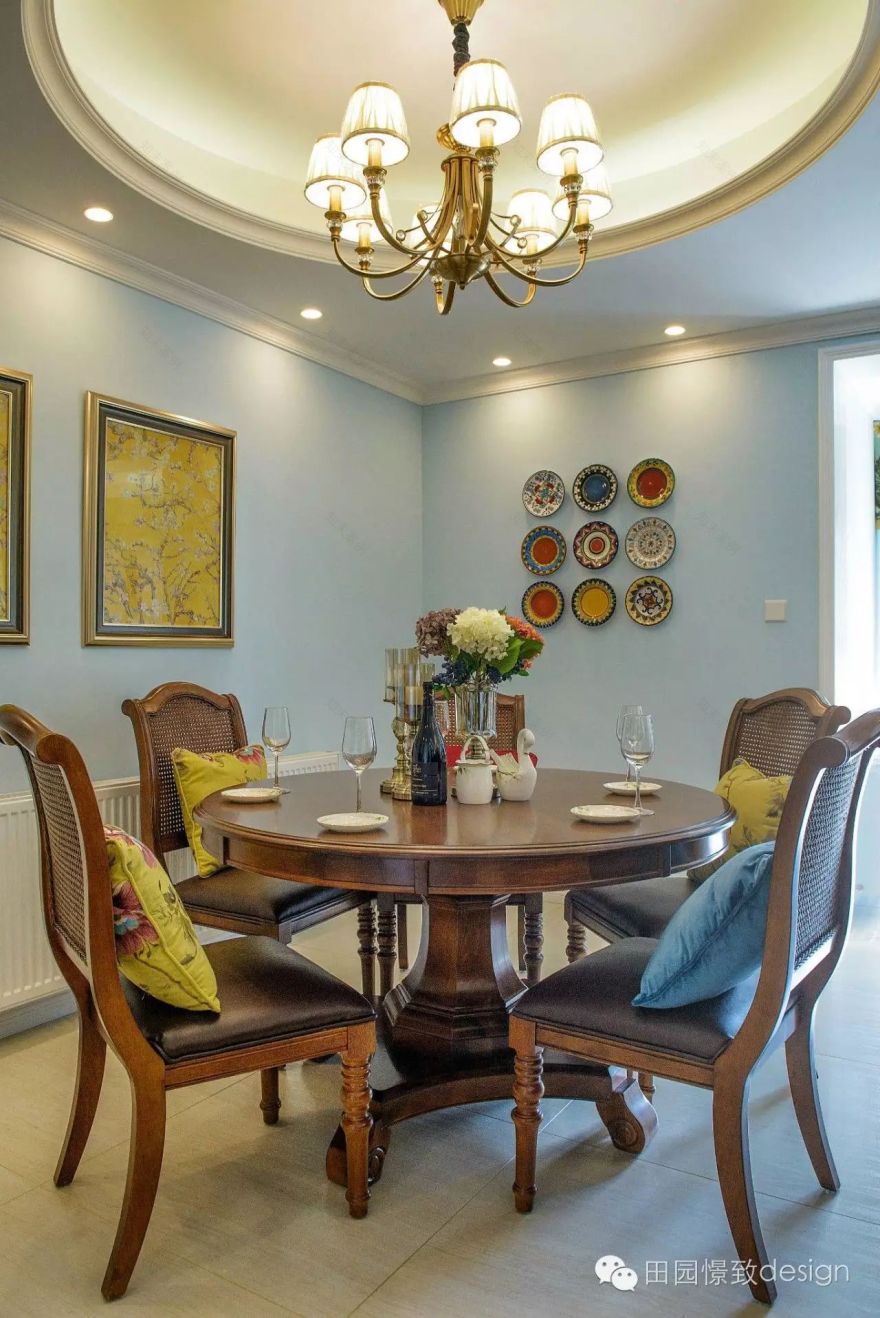 德阳棕榈美式混搭家居,温柔浪漫的空间艺术-27