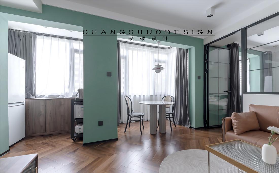 复古柏林风格平层宅设计丨中国北京丨苌硕-40