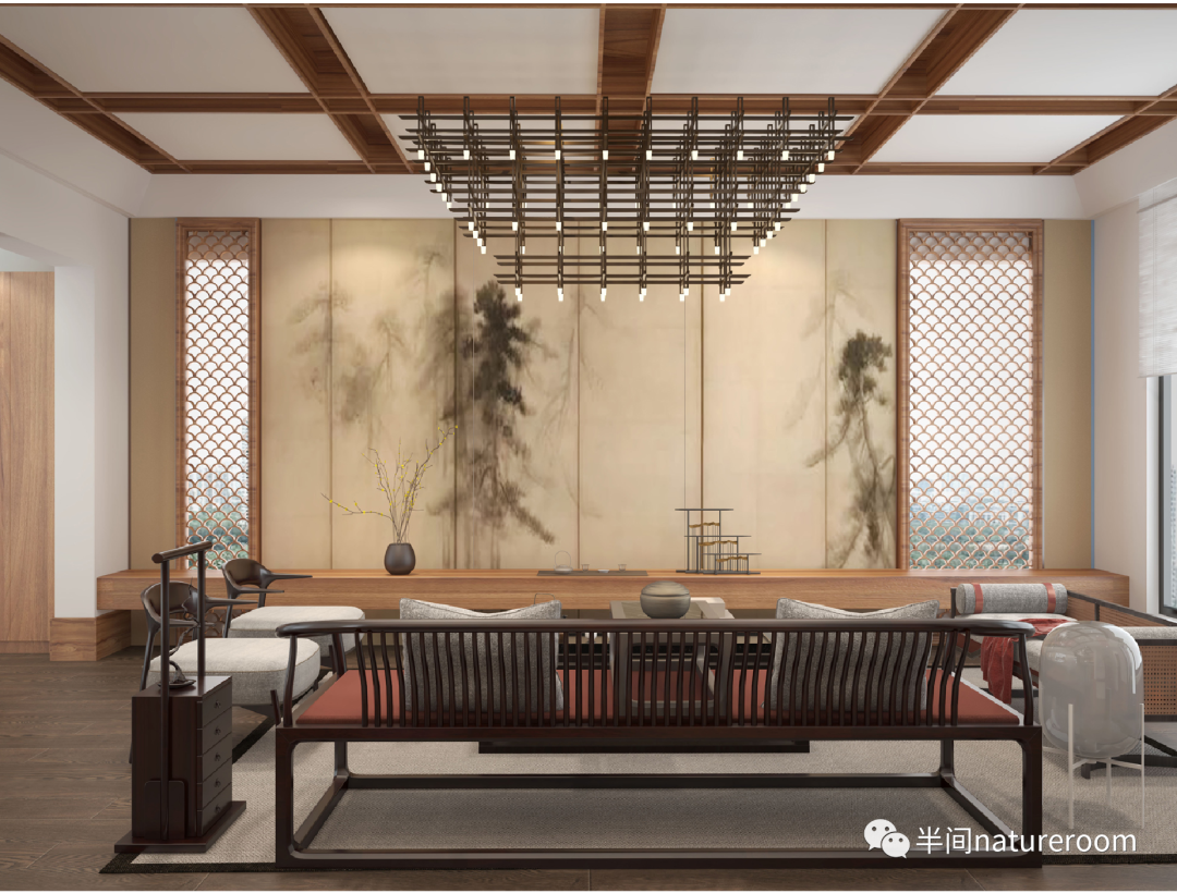 贵阳天麓壹号诗意中式住宅设计丨中国贵阳丨上海半间设计贵阳分公司-21