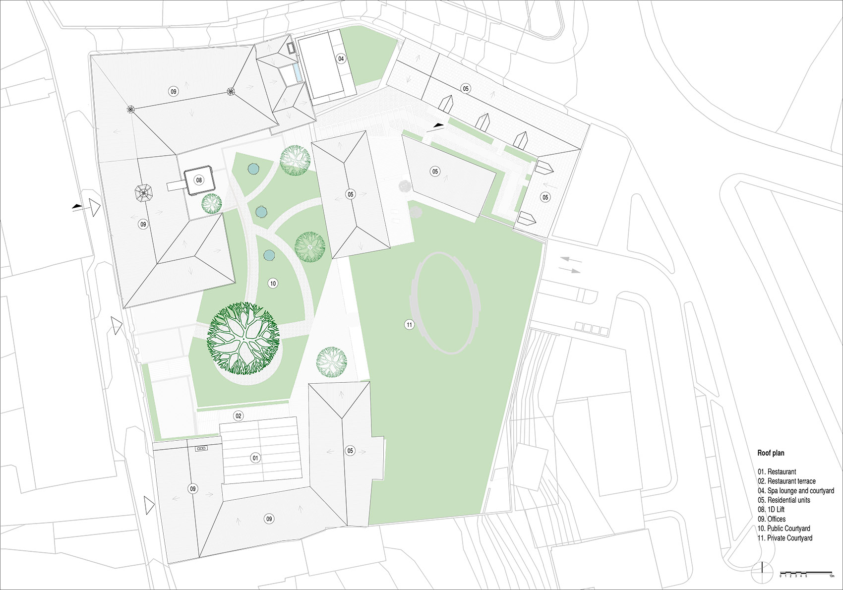 立陶宛 Boksto Skveras 综合体修复和改造丨立陶宛维尔纽斯丨Studio Seilern Architects-22