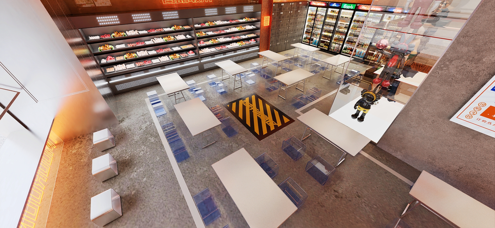 清真牧蓉巴小串丨中国西安丨六器空间设计-17