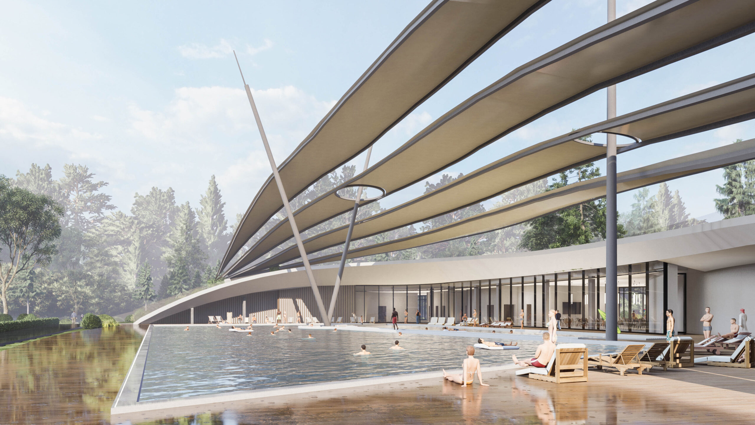 Проект общественного SPA комплекса в кп Вербилки 1850м² — портфолио бюро ARXY-15