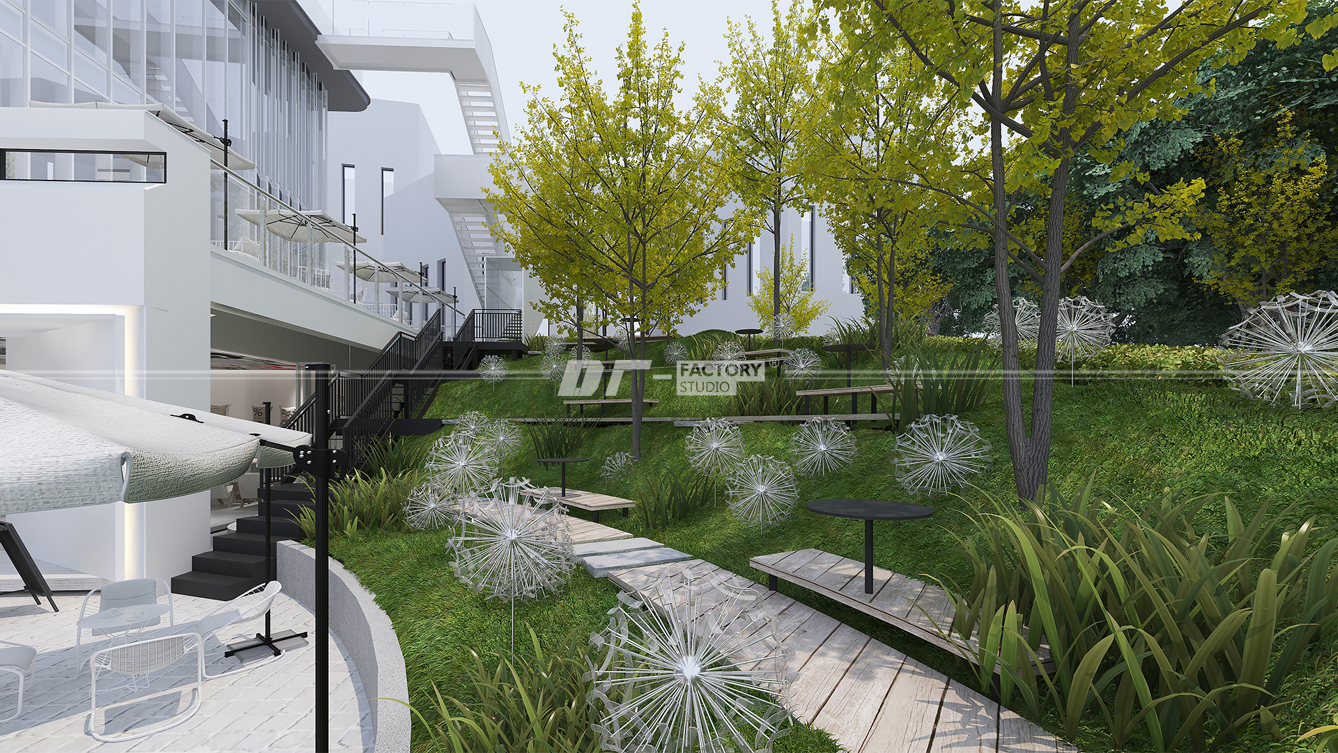 大理理想邦对角线咖啡馆丨中国大理丨鱼骨设计-6