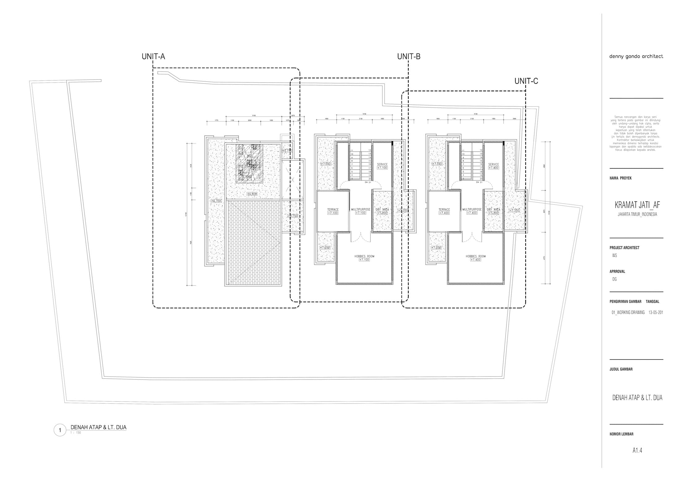 印度尼西亚现代共享住宅 · Kramat Jati House丨PT. Studio Air Putih-26