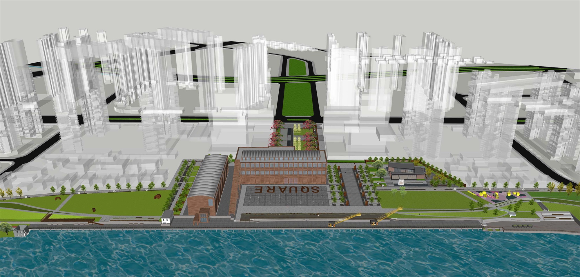 粤海江门甘化滨江艺术公园丨中国江门丨BOX盒子实践景观事务所,深圳成行建筑设计有限公司等-127