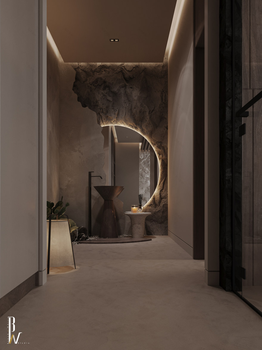 水疗设计丨阿联酋丨Black N White-20