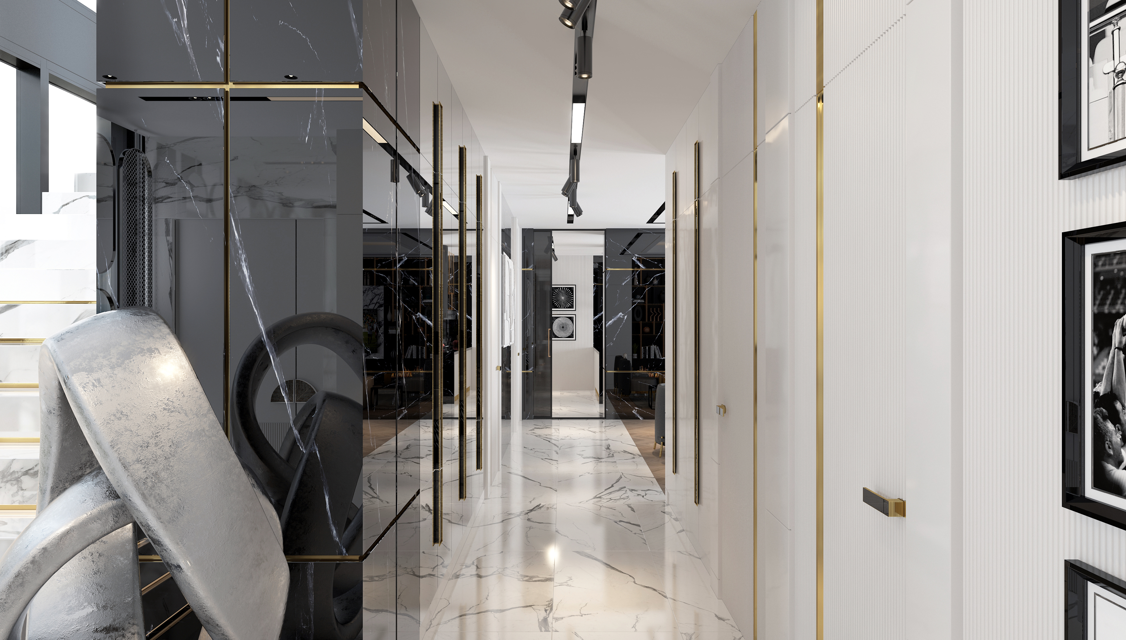 Black and white house-2