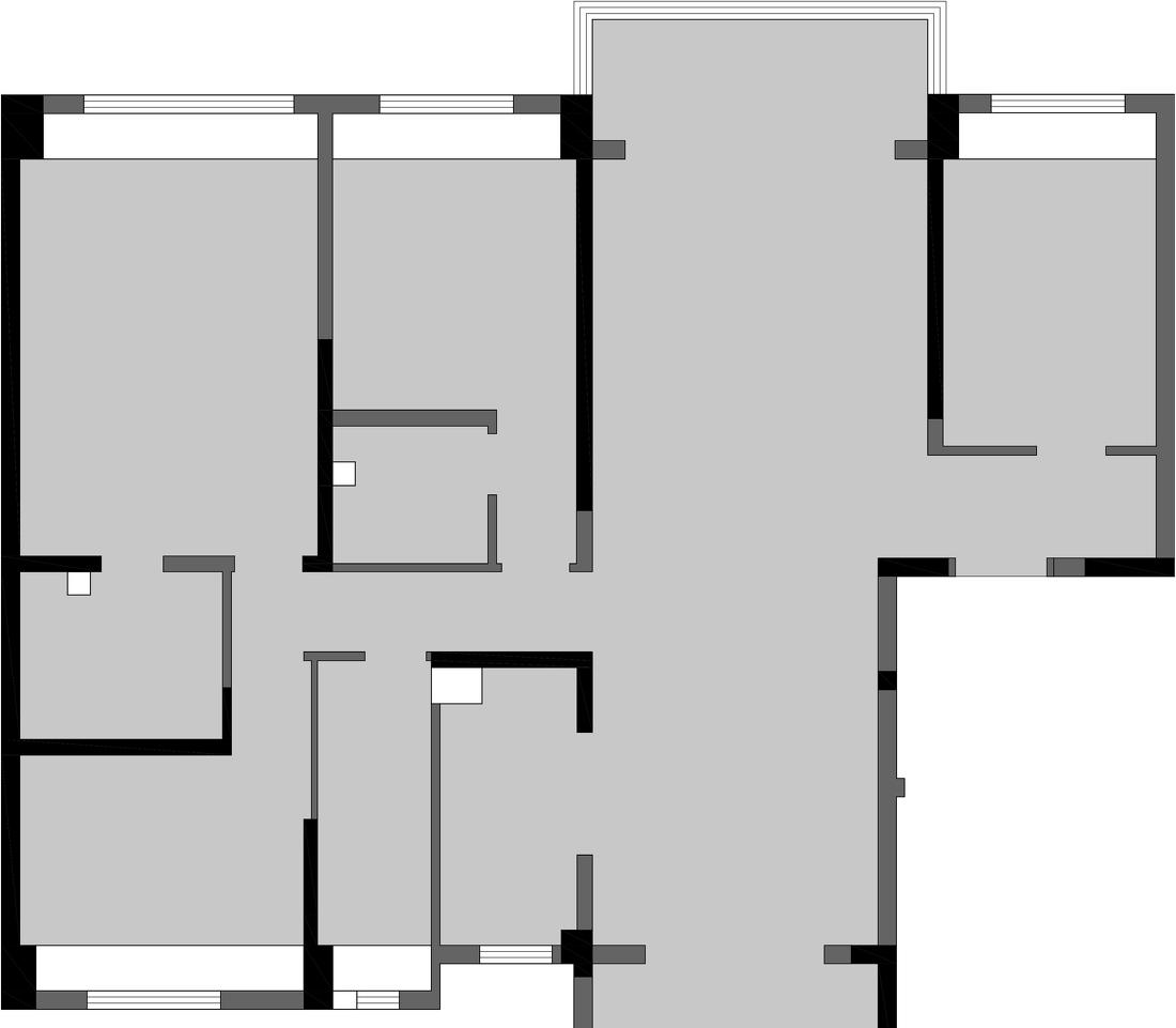 黑白琴键 - 融合硬朗与温柔的现代简约家居设计-34