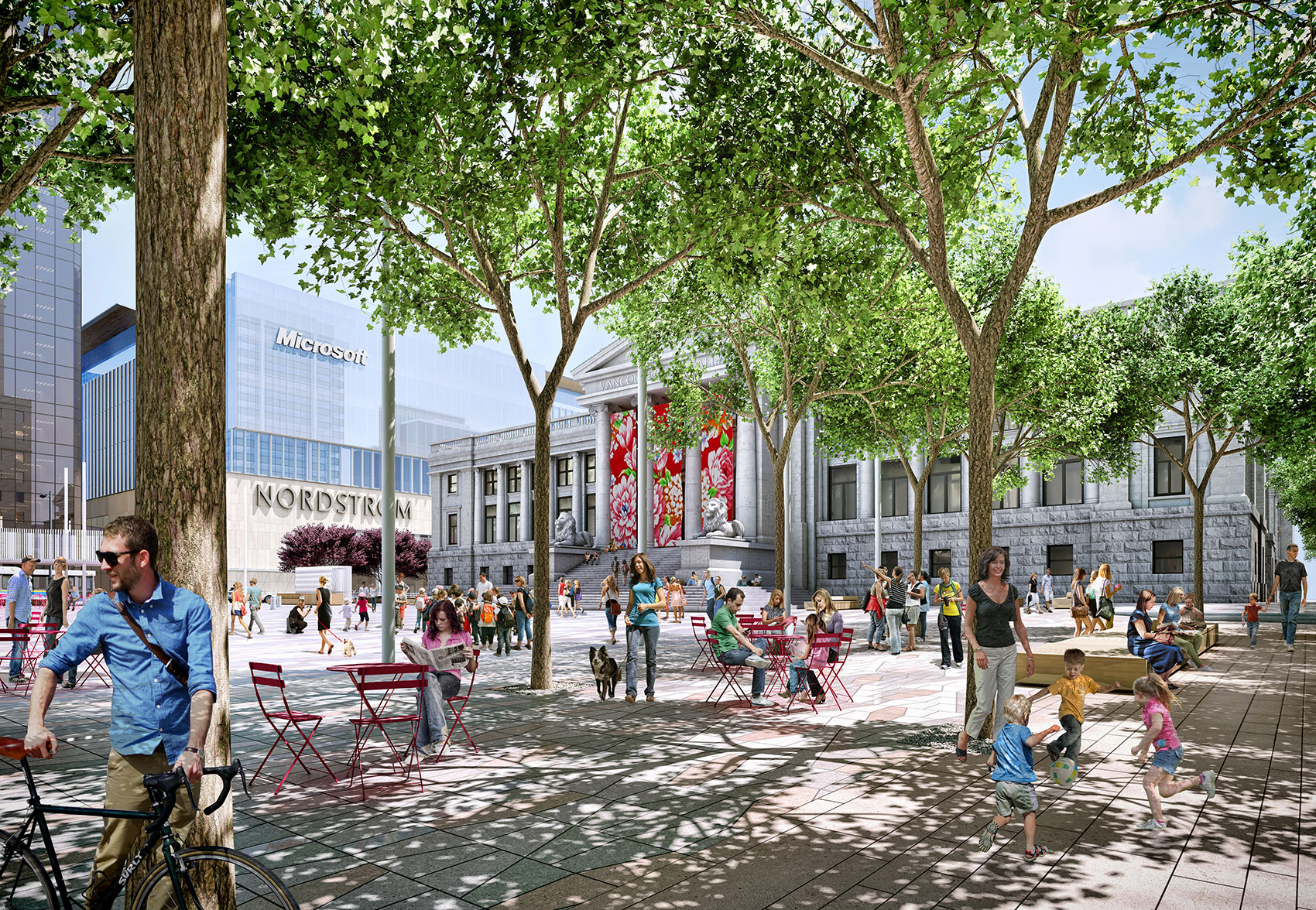 šxʷƛ̓ənəq Xwtl’e7énḵ广场，温哥华 / Hapa Collaborative-54