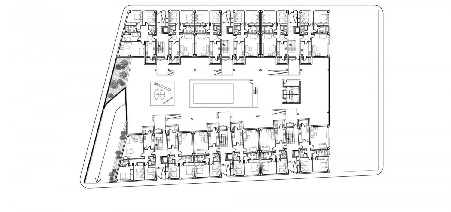 西班牙 UE-8 住宅 | 优化城市景观与建筑法规的融合-32