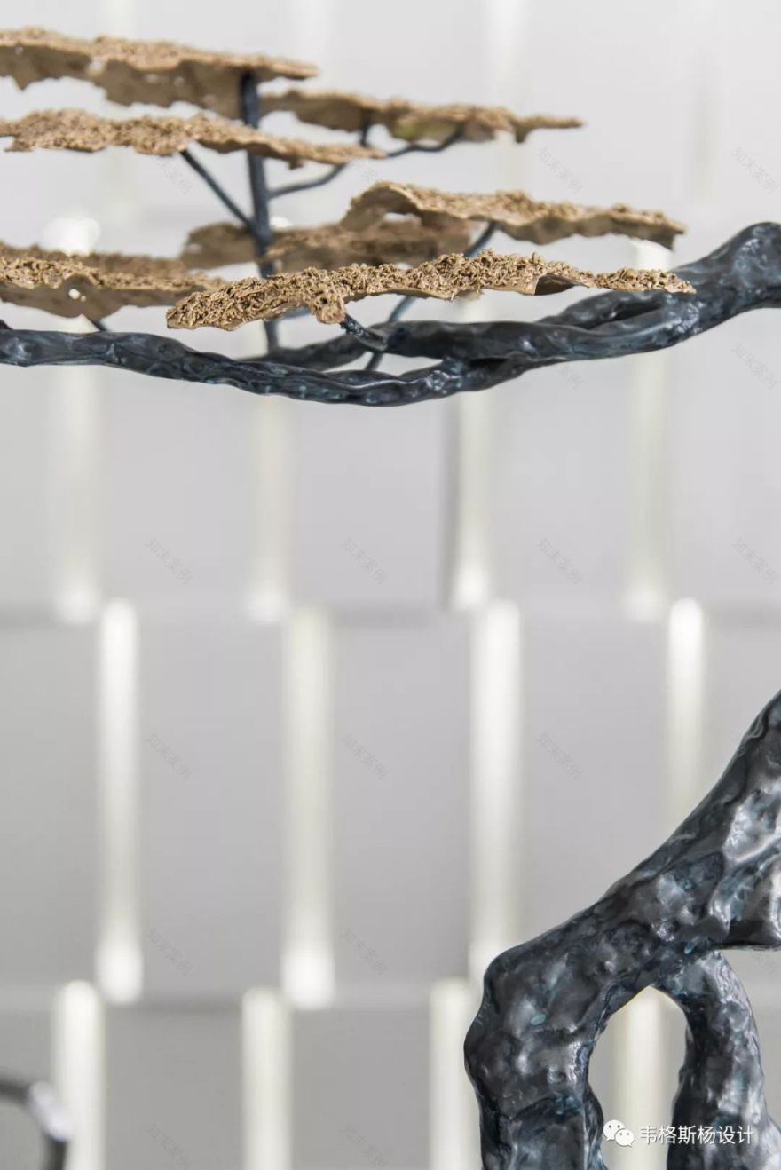 蓝郡公馆销售中心 | 简约纯粹,展现空间张力-0