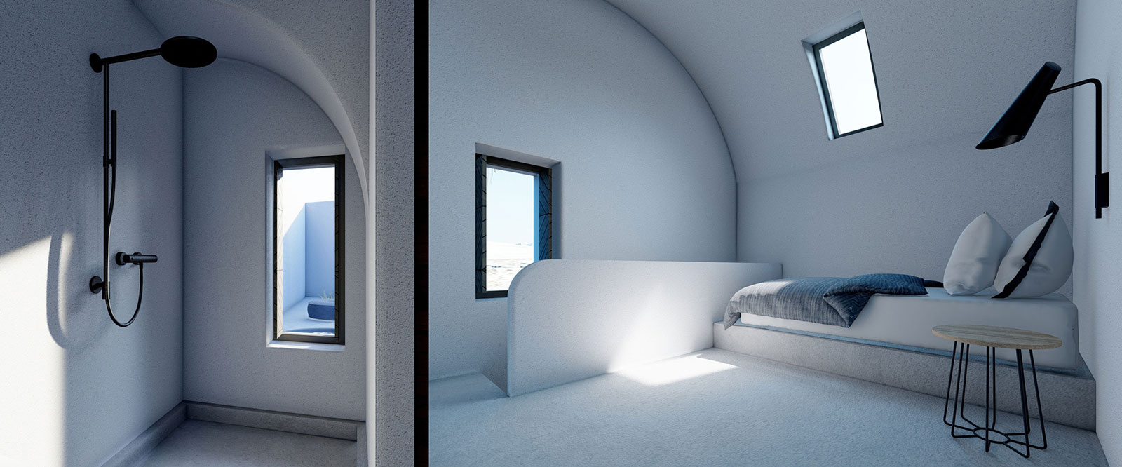 Arched residencies in Santorini island | iraisynn attinom-29