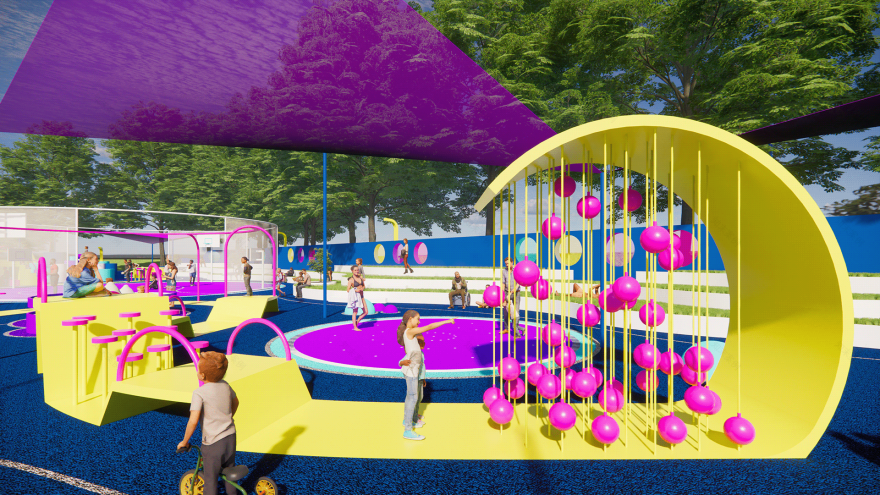 Waller Park(沃勒公园)包容性游乐空间-15