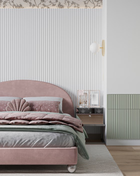 Code name "Renovation". Bedroom for teenage girl
