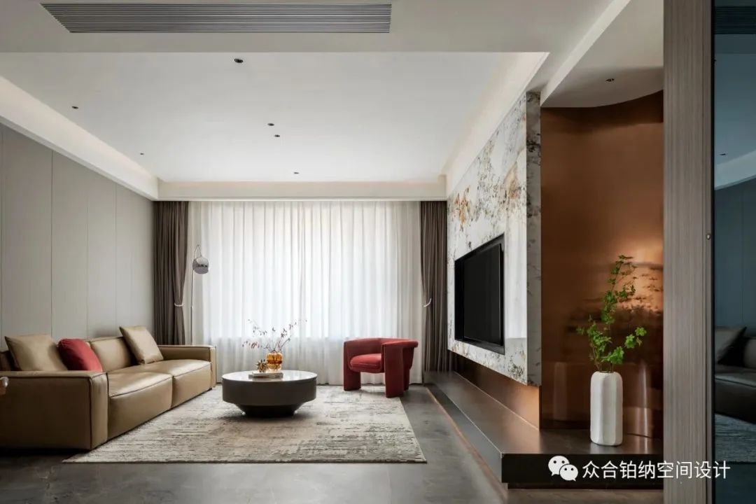 山东中央帝景简约家居空间设计丨中国山东丨众合铂纳空间设计-6