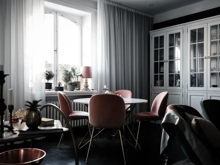 双面采光,61 平米经典 chic 公寓设计-2