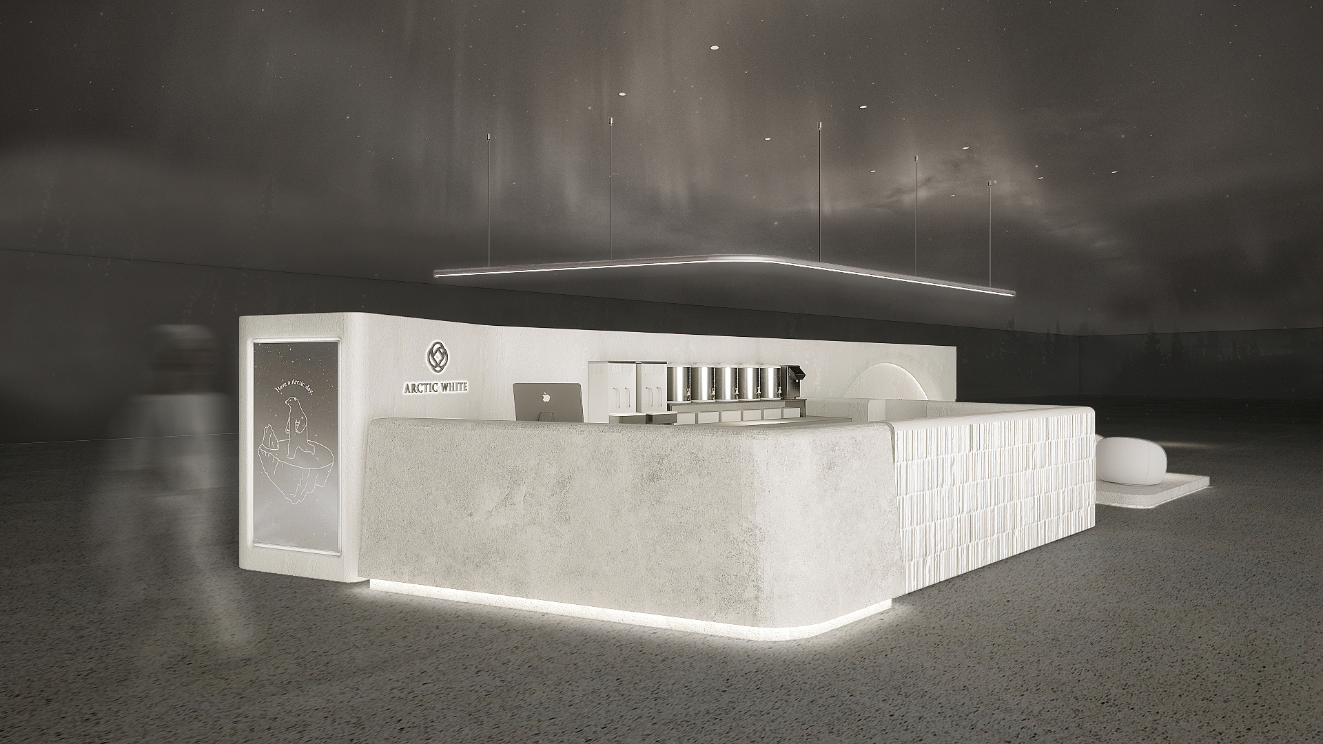 醇白茶饮 Arctic White丨二三国际 23Design Inc.-17