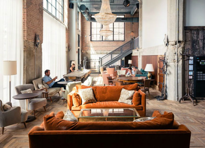 工业风酒店设计，旧工厂的华丽转身-1