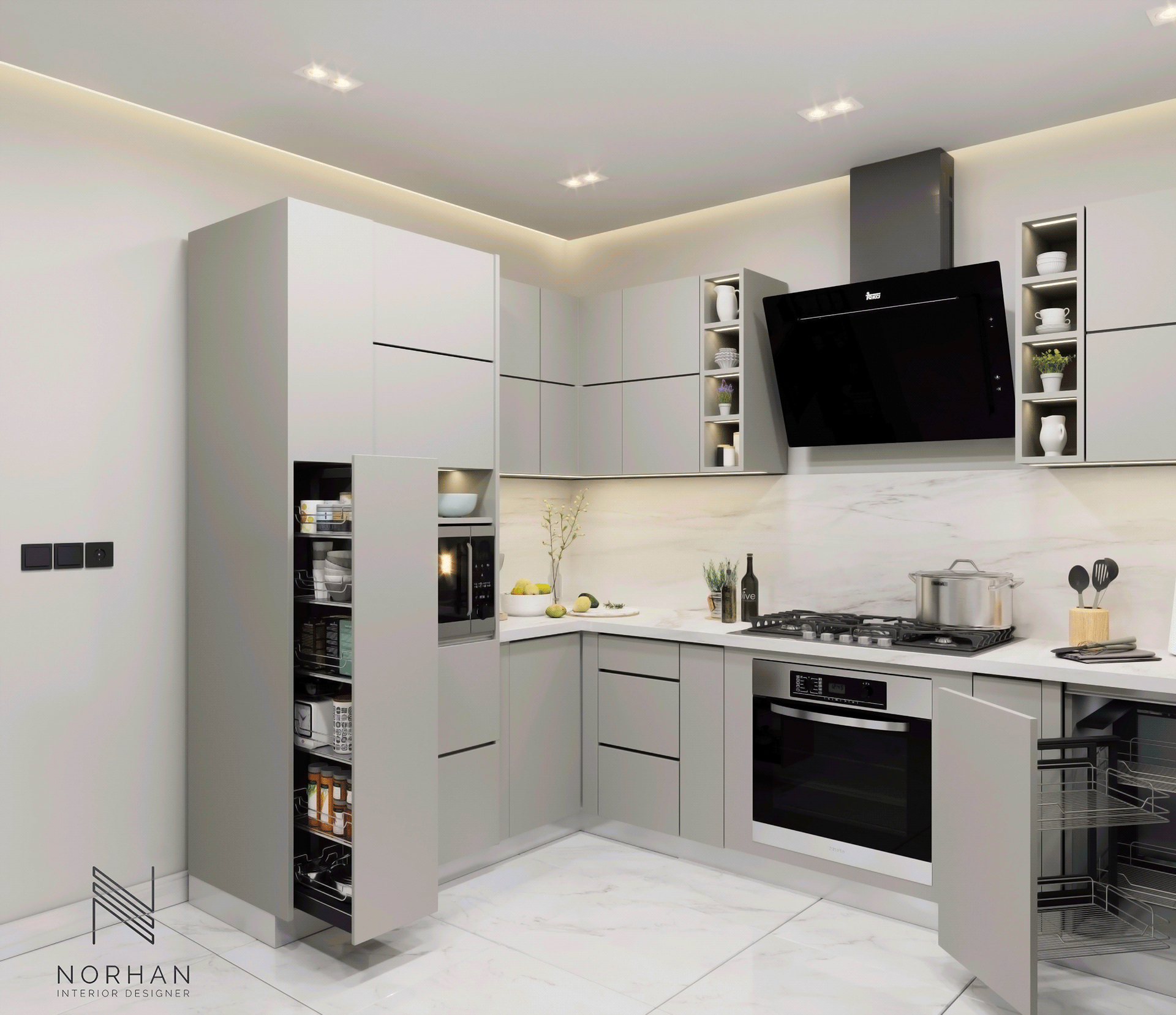 Modern Kitchen in KSA-14