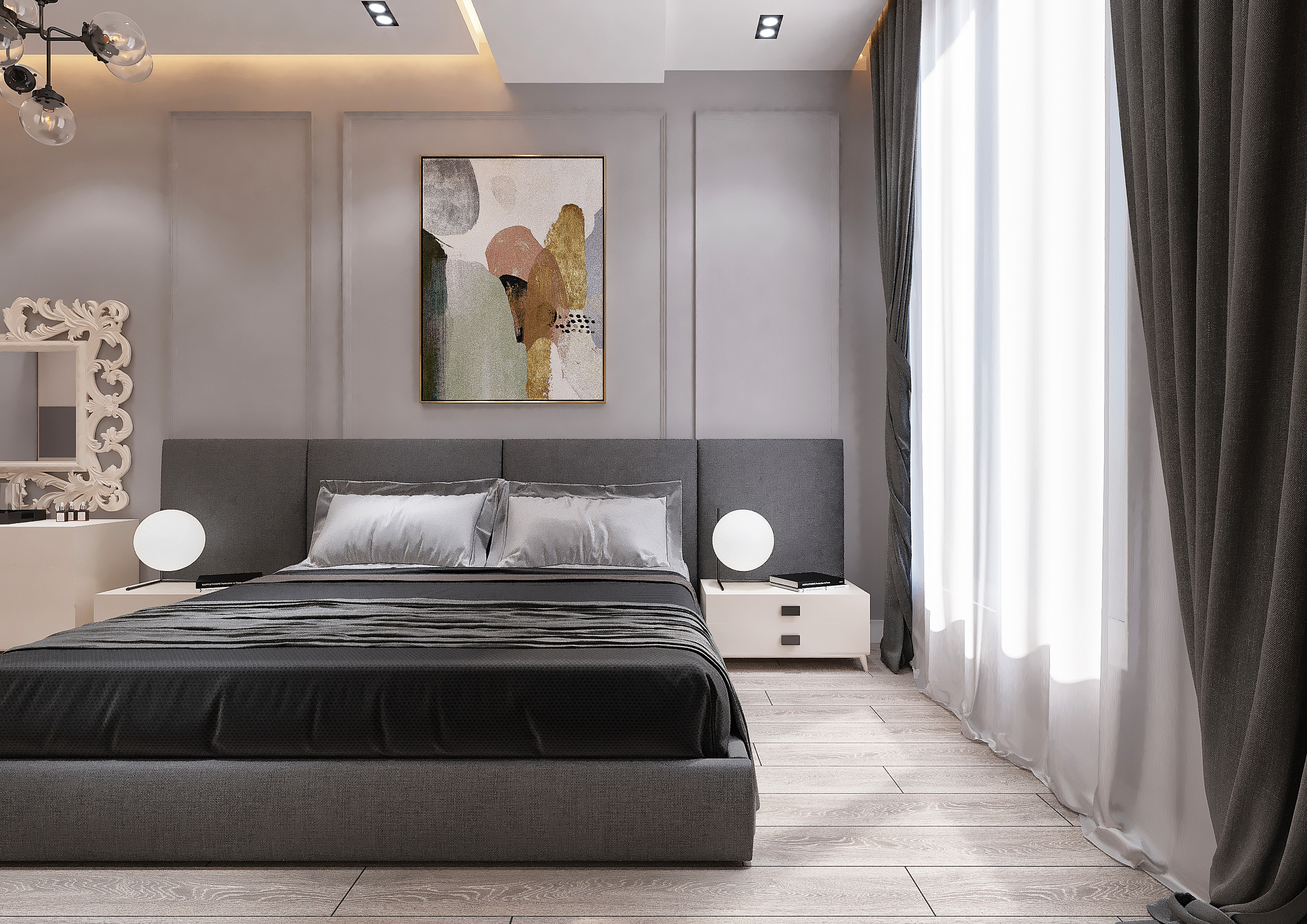 Master Bedroom Design with its Bathroom-4