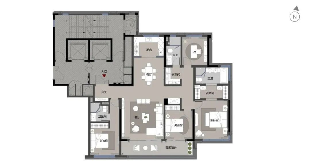 奥克斯·宁波天一晓著丨中国宁波丨JHD建筑(建筑设计),广州山水比德(景观),上海卡纳等(室内)-52