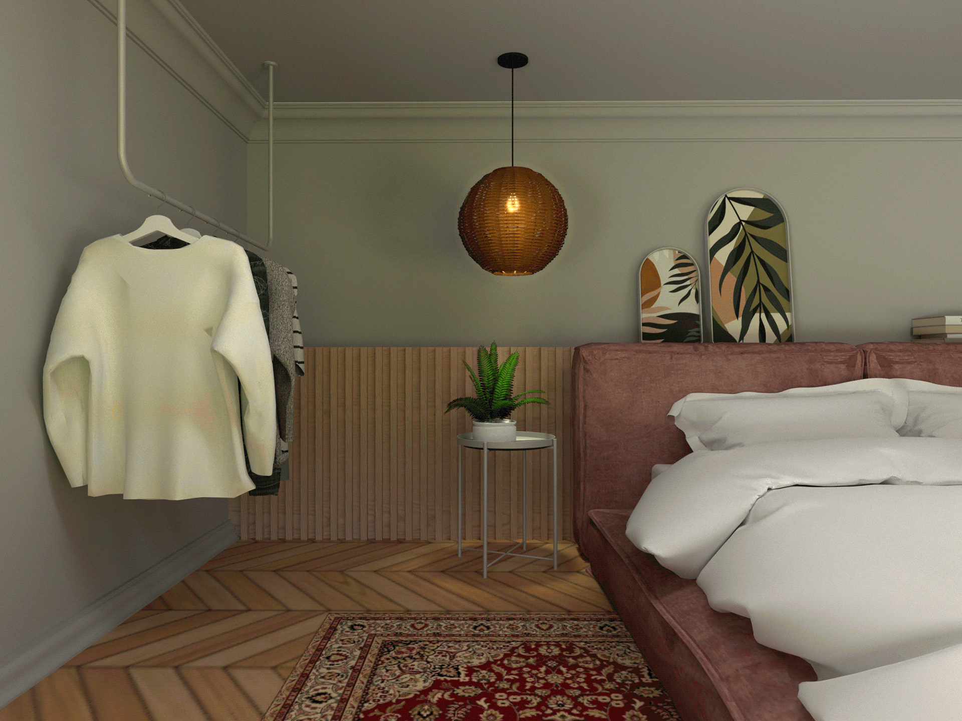 带阳台的阳光房-17