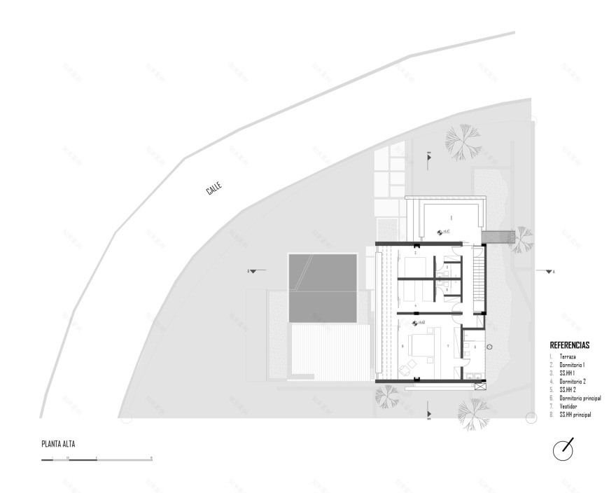岩石与水的交融——Peak House 别墅设计-6
