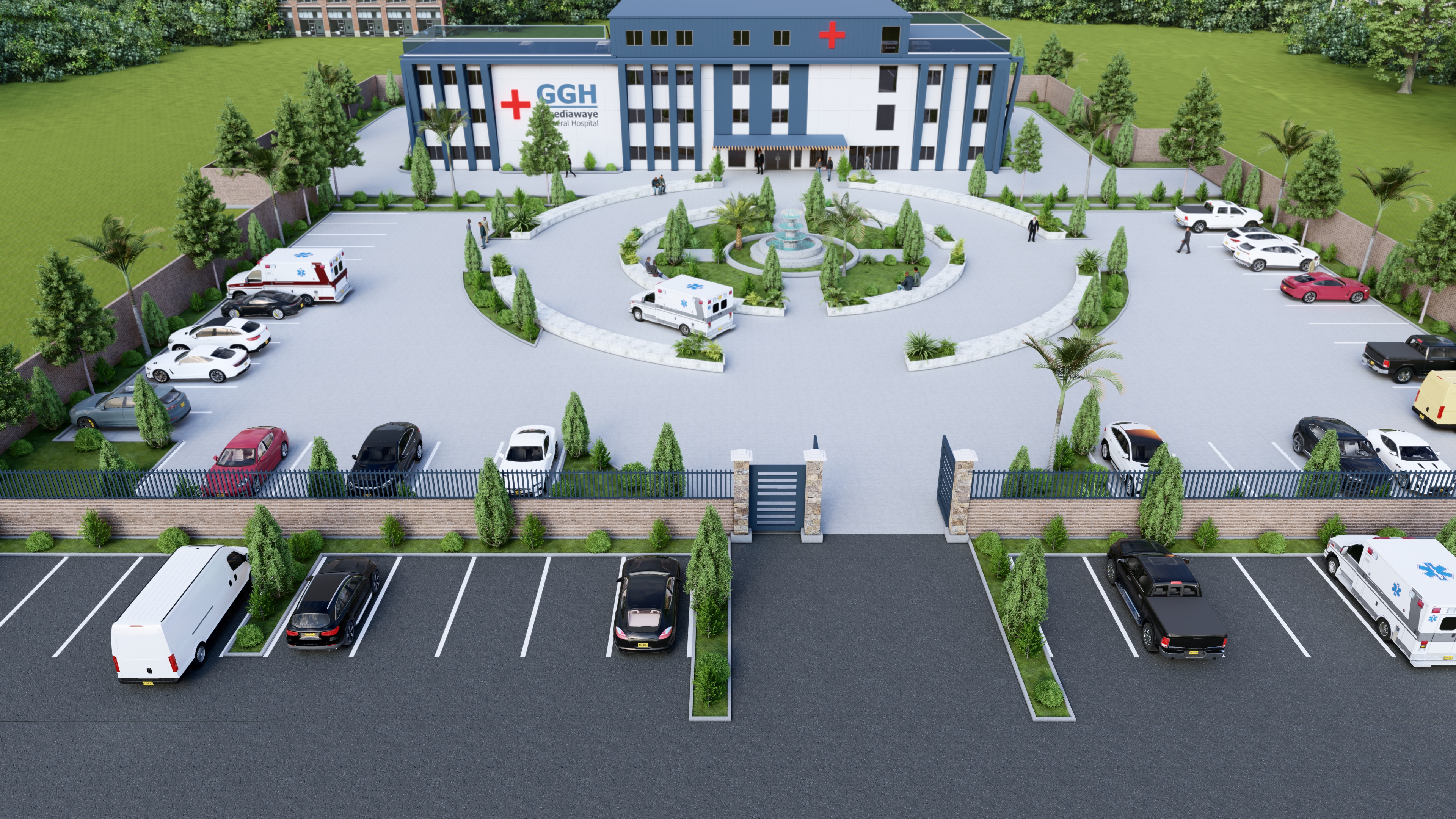 Hospital exterior design-1