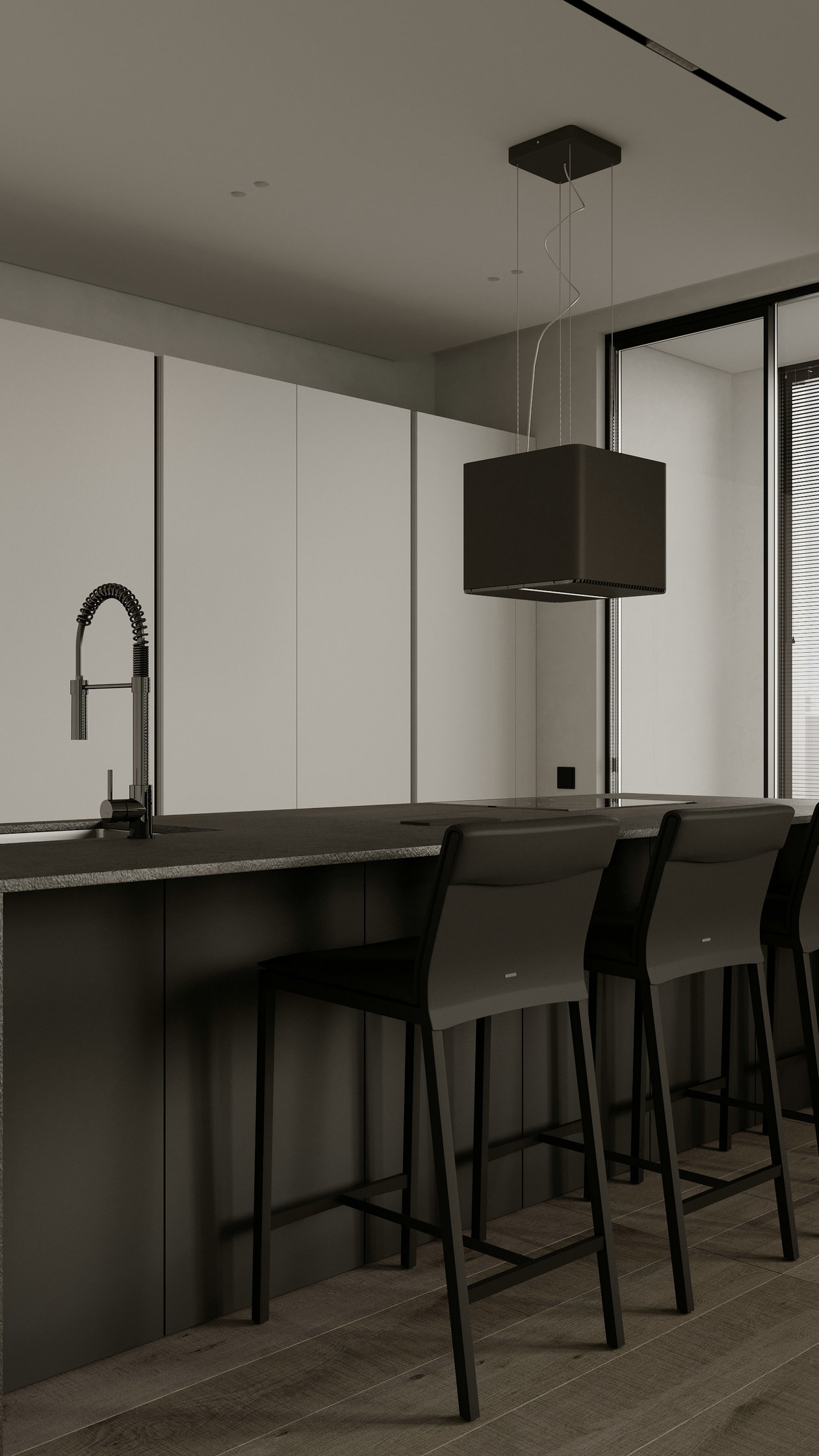 高级灰色系公寓设计-9