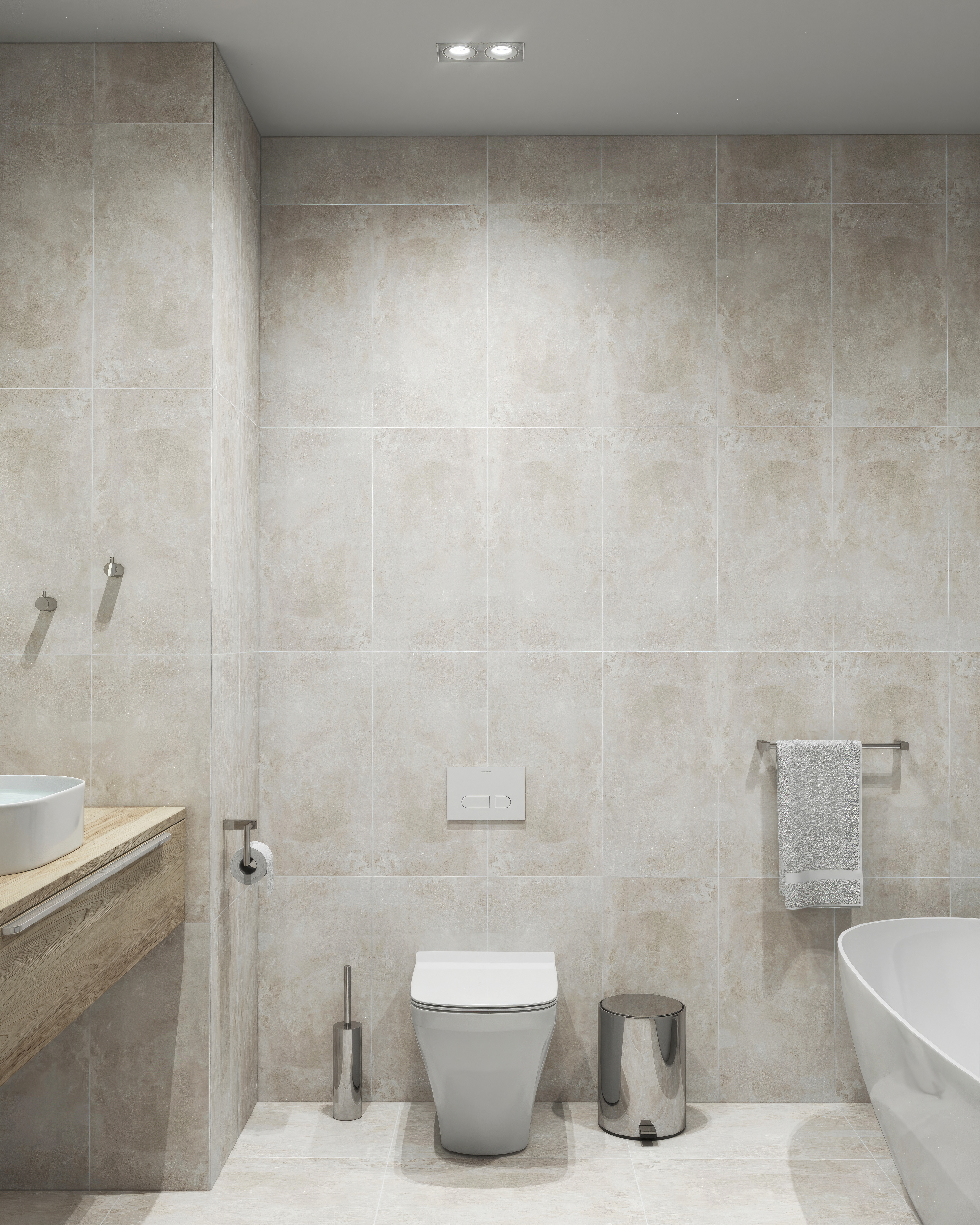 Bathroom Vizualization | 3ds Max + Corona-3