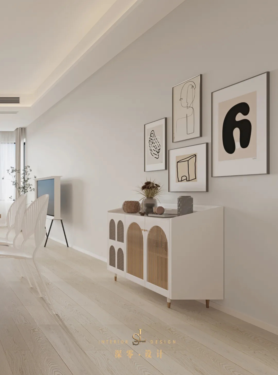 韩式简约 160㎡复式 | LDK 布局++ 超大主卧套间,浪漫实用兼得!-34