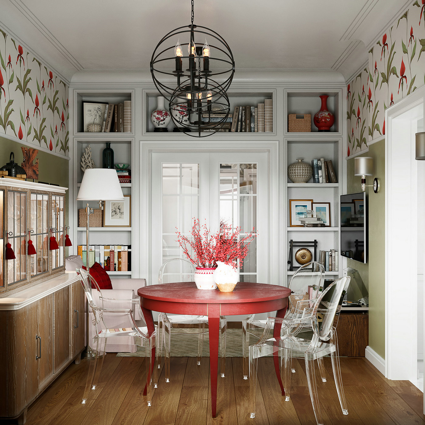 色彩盛宴 | 78 平混搭风格公寓设计-6