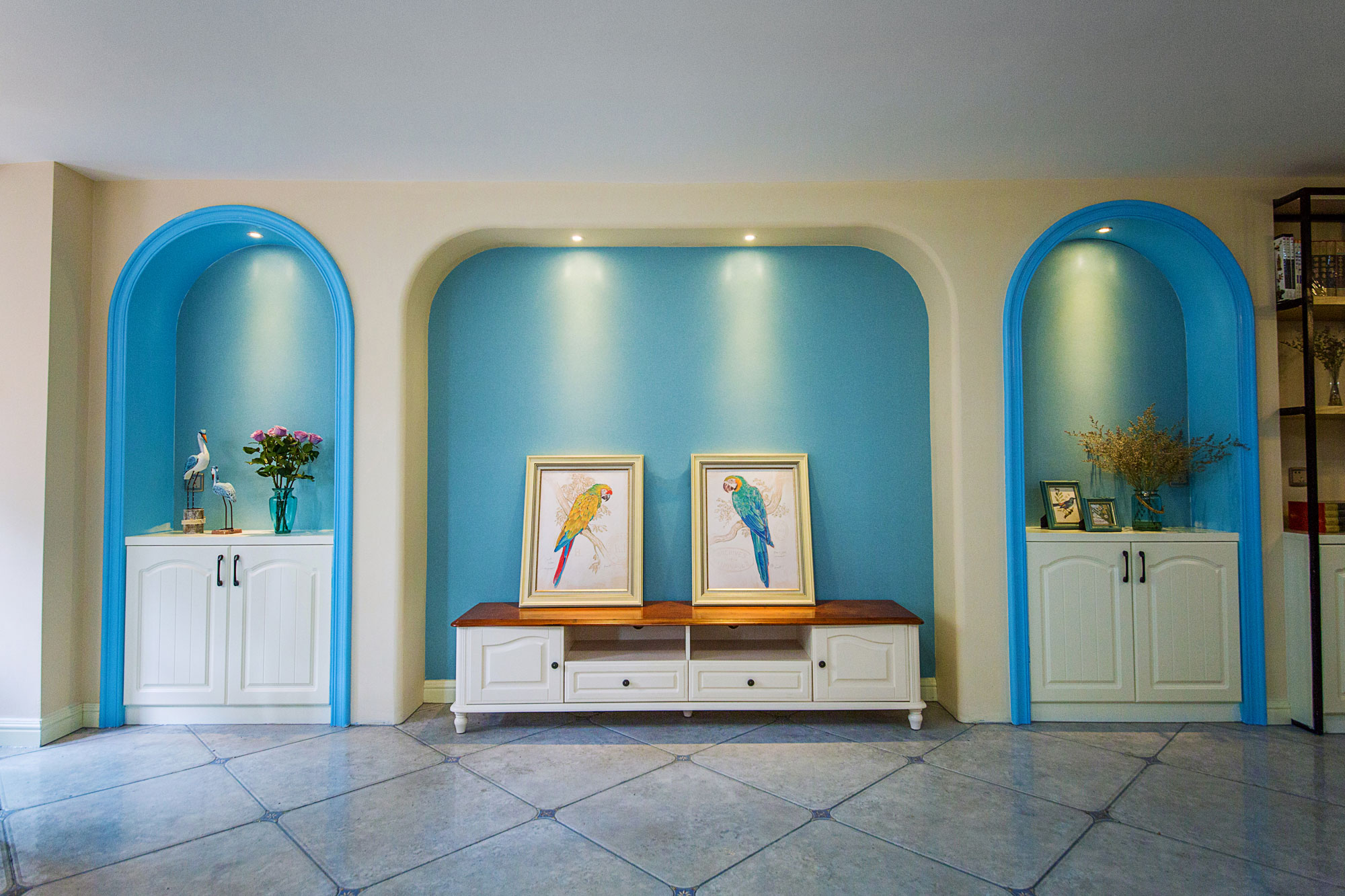 遇见大海 · 漳州 Me 时代小区 90 平米地中海田园风设计-11