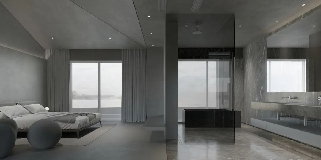 东莞碧桂园简约质感空间设计-75