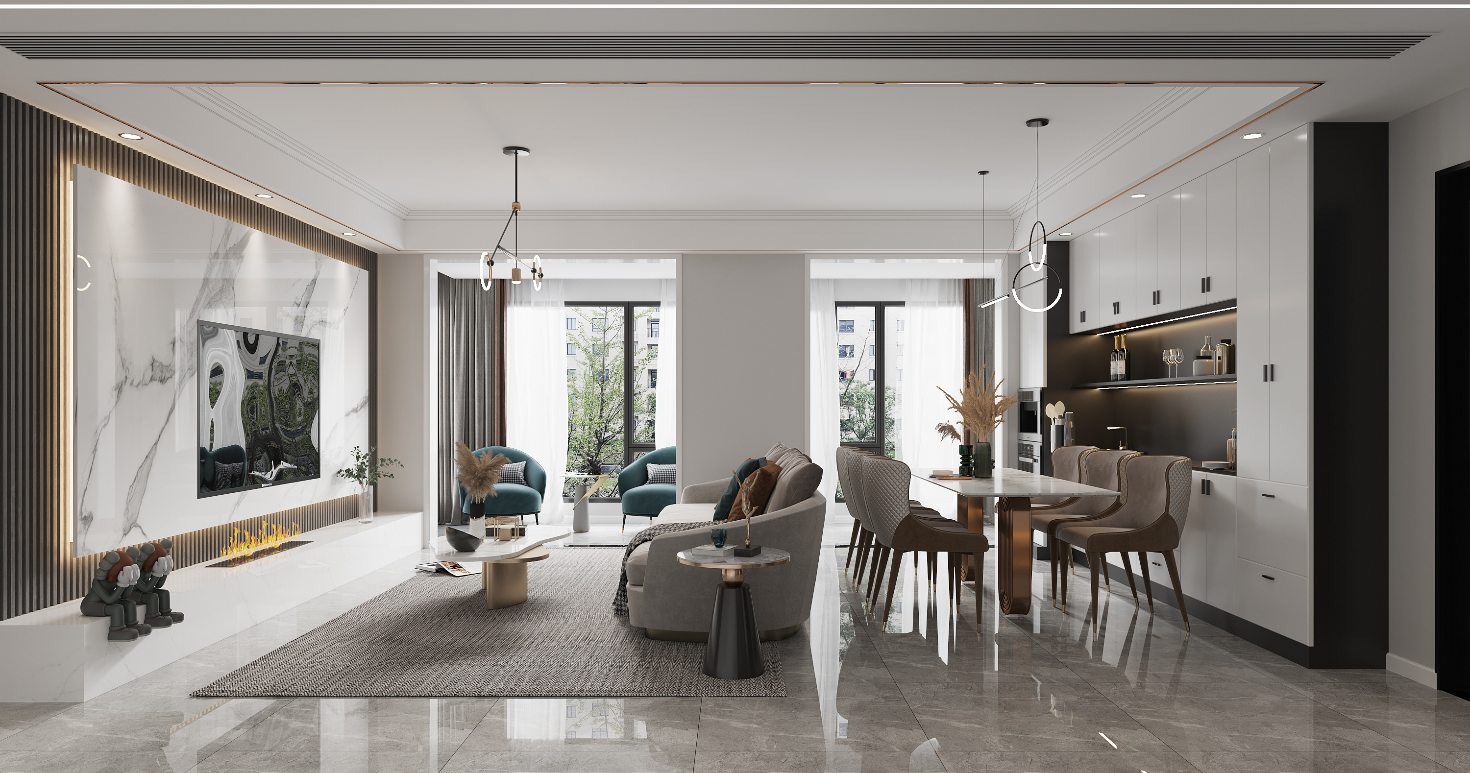 自然简约的现代极简住宅设计-3