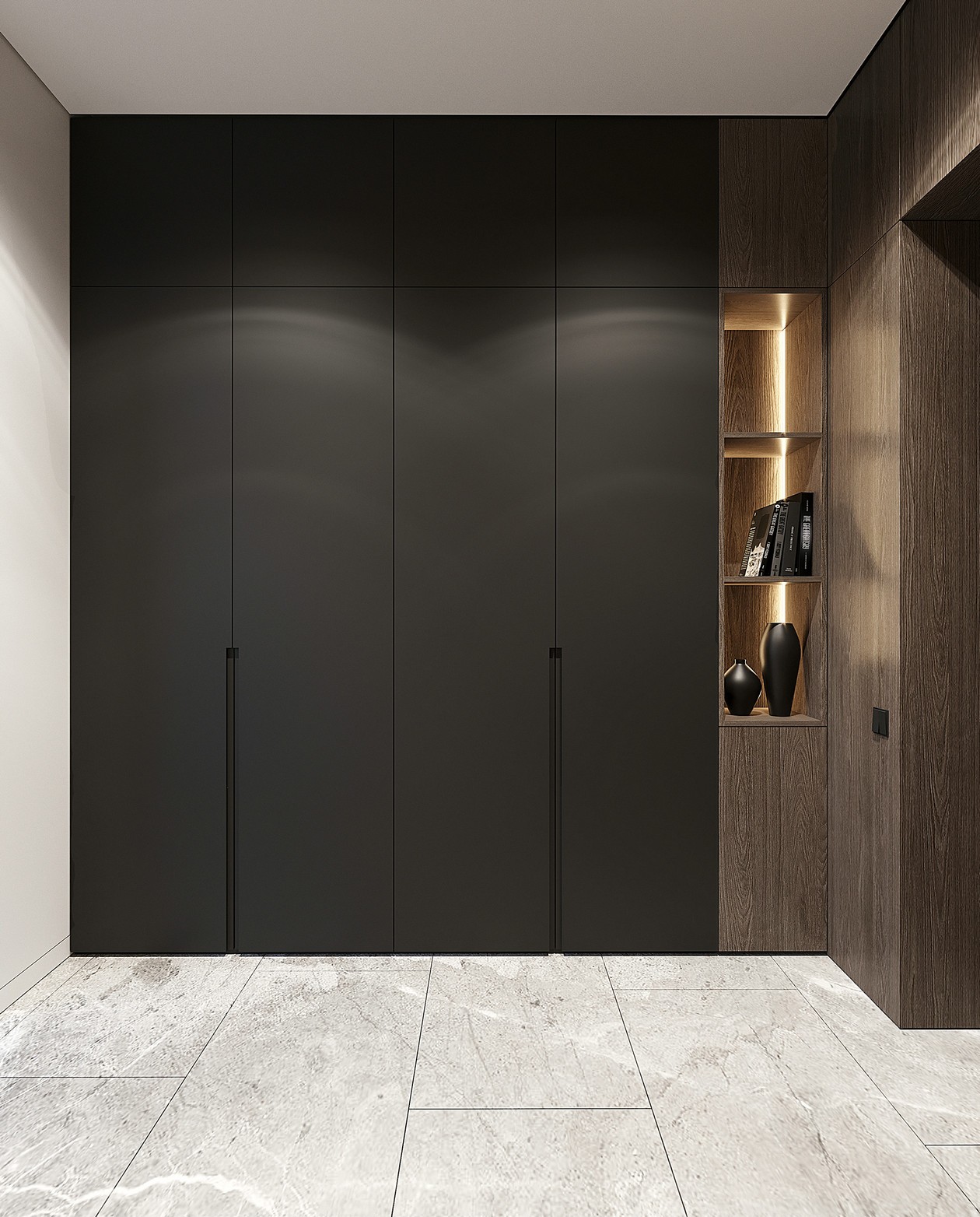 80㎡高级色系公寓设计 这才叫格调！-2