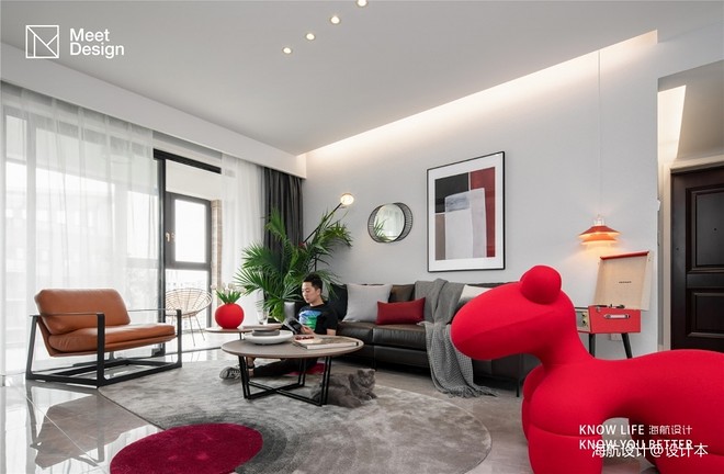 四居及以上140平米装修案例（时尚理性现代范儿×古灵精怪“孟菲斯”）丨中国常州-17