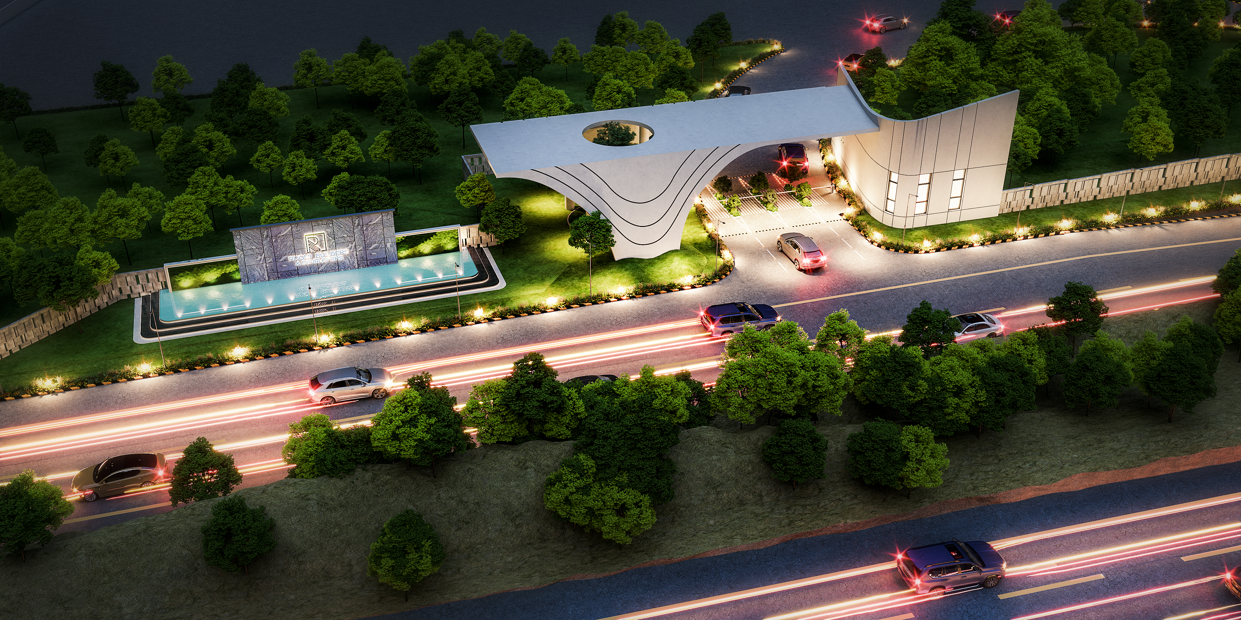 Private Housing Society Gate (Architelier)-7