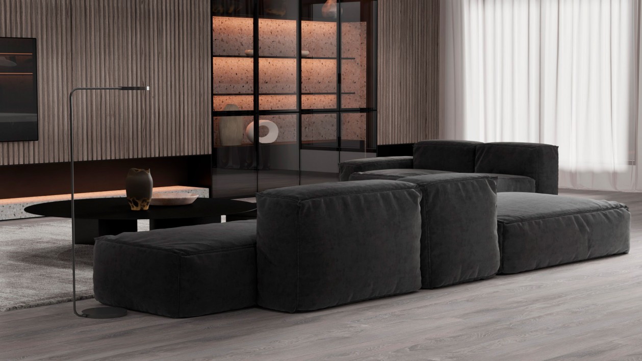 木材、水磨石打造 高级客餐厅空间！-2