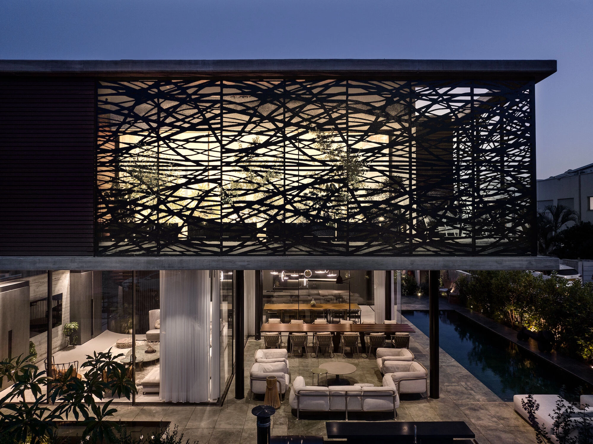 为六孩家庭设计的现代别墅丨以色列丨Israelevitz Architects-46